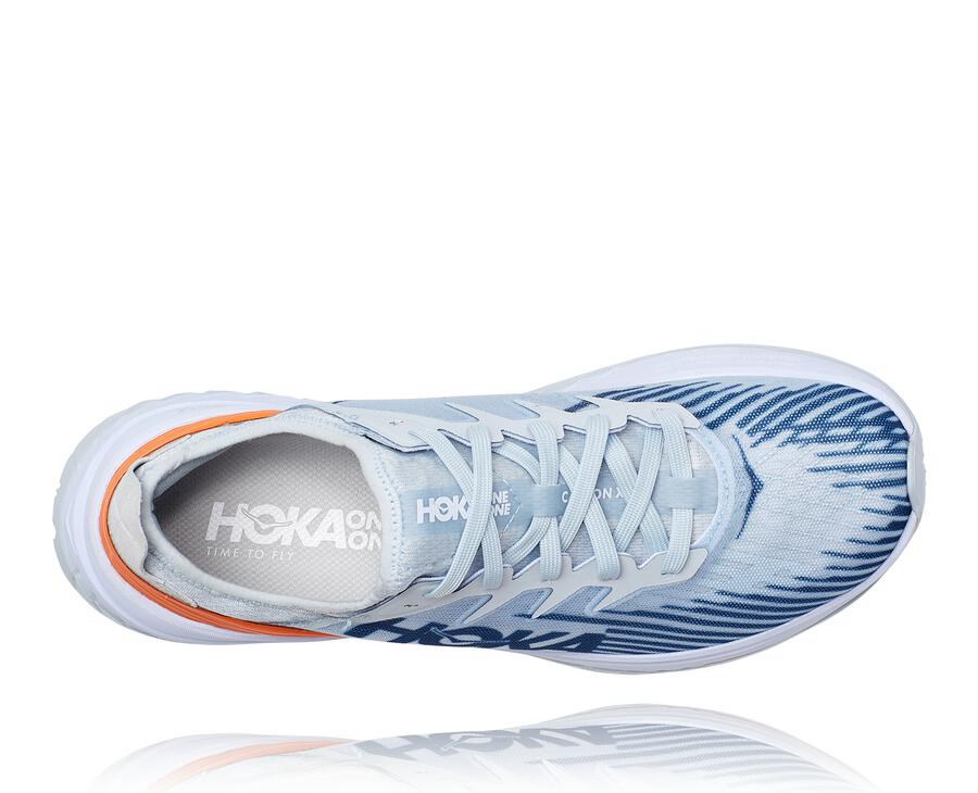 Hoka One One Hardloopschoenen Dames - Carbon X-Spe - Wit/Blauw - OJ8742153